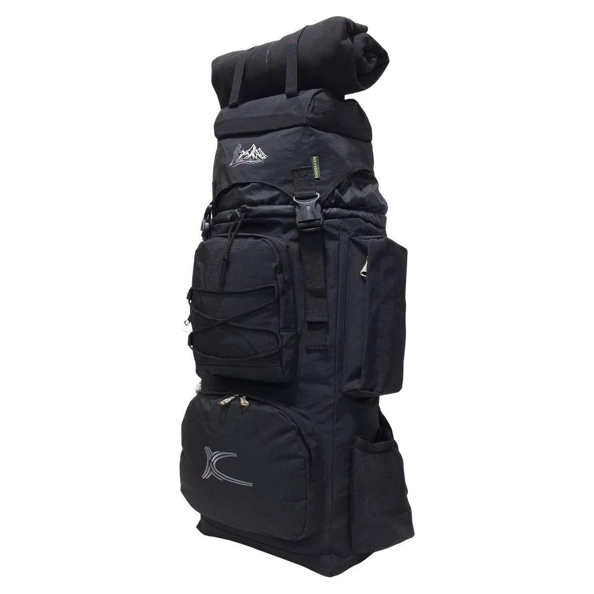 KENGAR - MOCHILA DE CAMPING N4 - KENGAR - NEGRO ENTERO