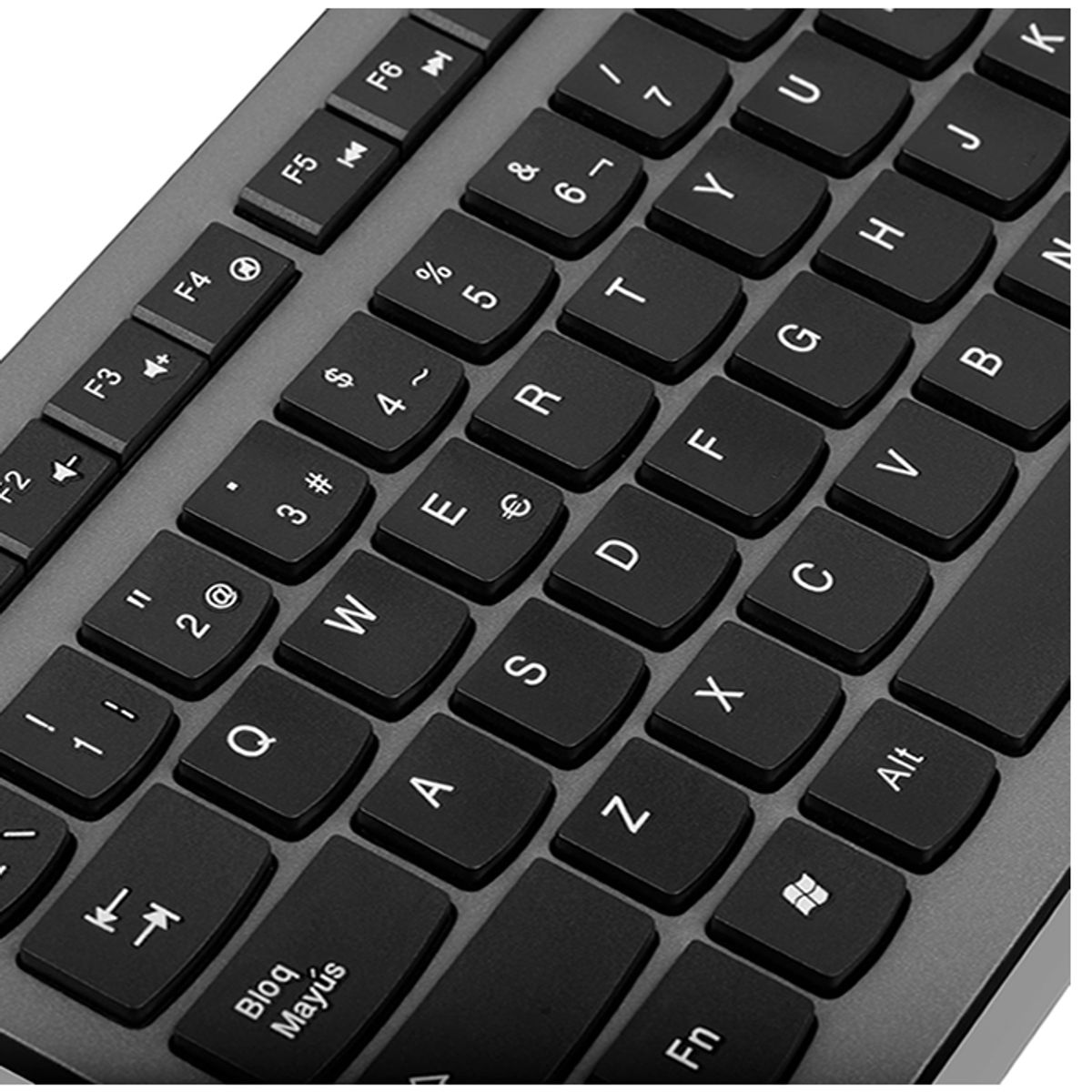 MICRONICS - Teclado Multimedia Tipo Chocolate Milano - MIC K704