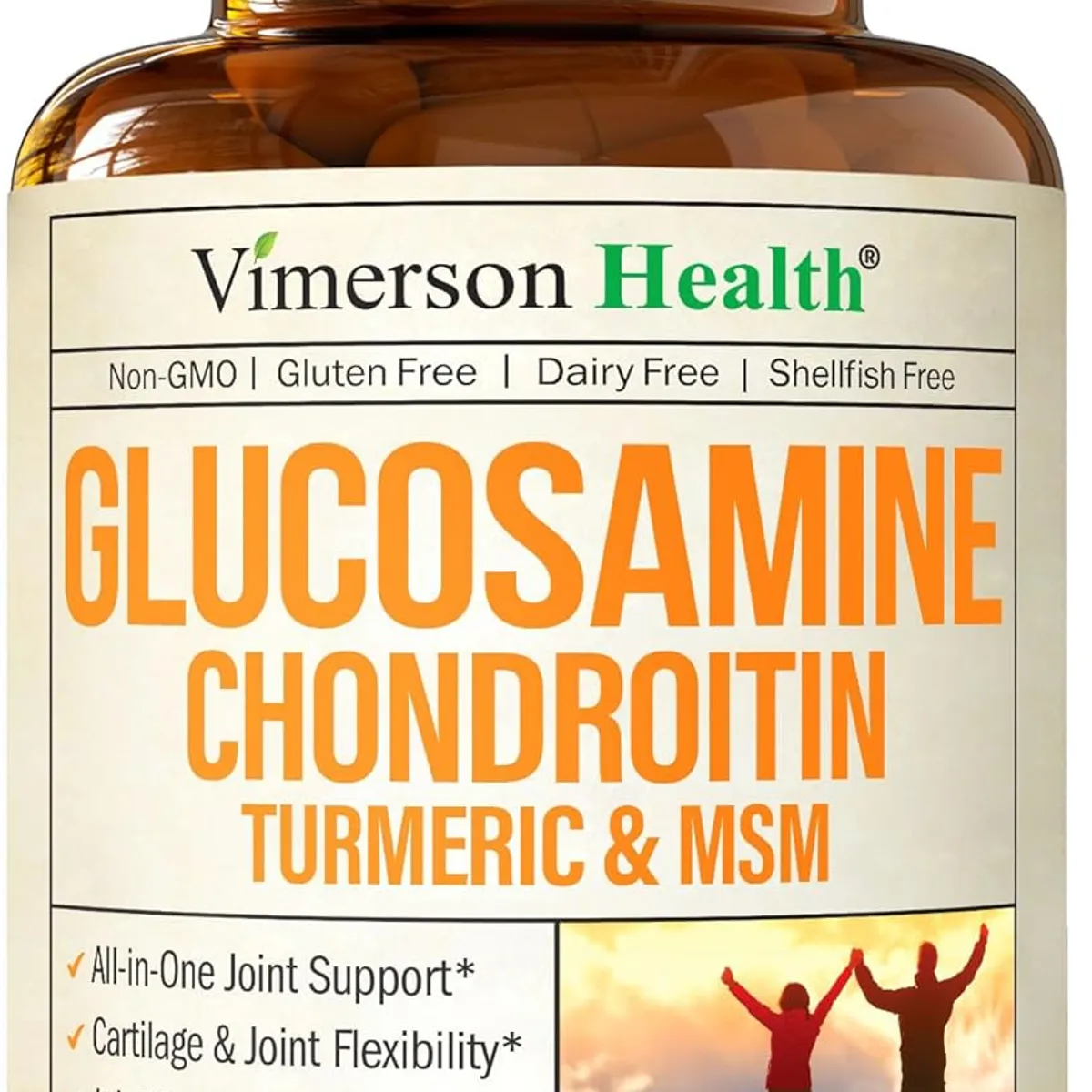 GENERICO - Glucosamina Condroitina con Cúrcuma y MSM  Vimerson Health