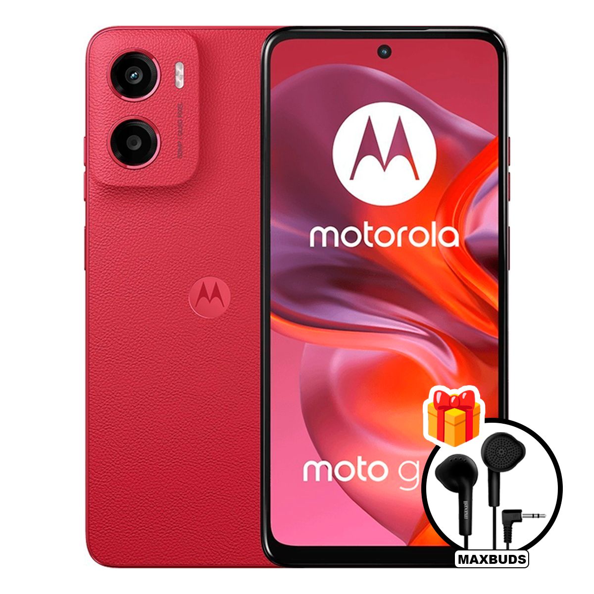 MOTOROLA - MOTO G05 4GB RAM 128GB ROJO + EB-95 MAXELL