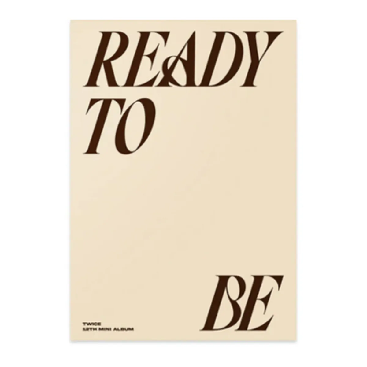 GENERICO - READY TO BE 12TH MINI ALBUM MARRON - TWICE