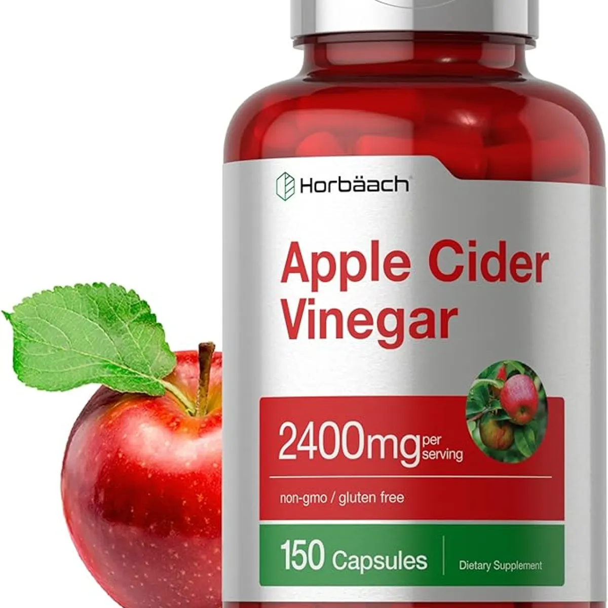 GENERICO - Apple Cider Vinegar Horbaach 2400 mg 150 Cápsulas