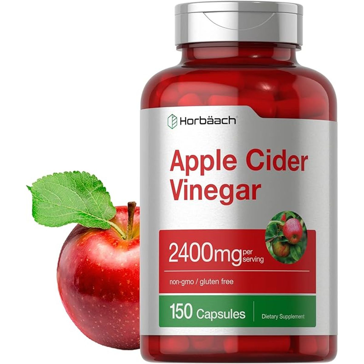 GENERICO - Apple Cider Vinegar Horbaach 2400 mg 150 Cápsulas