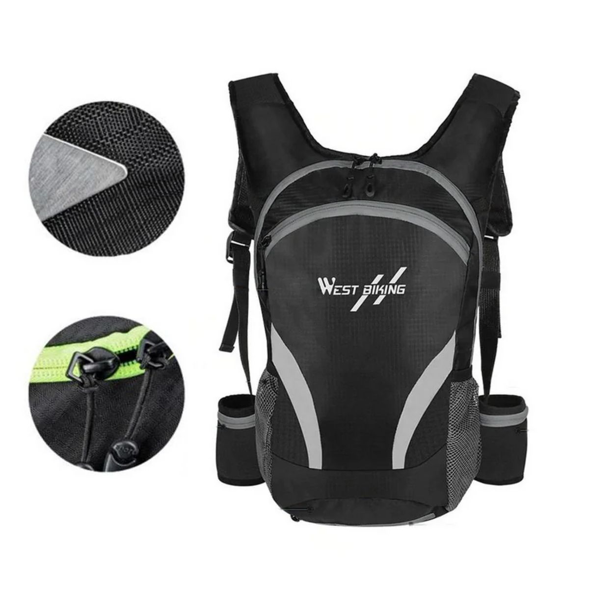 NEO DIGITAL - Mochila Ciclismo West Biking 15L hidratación deportiva BP19