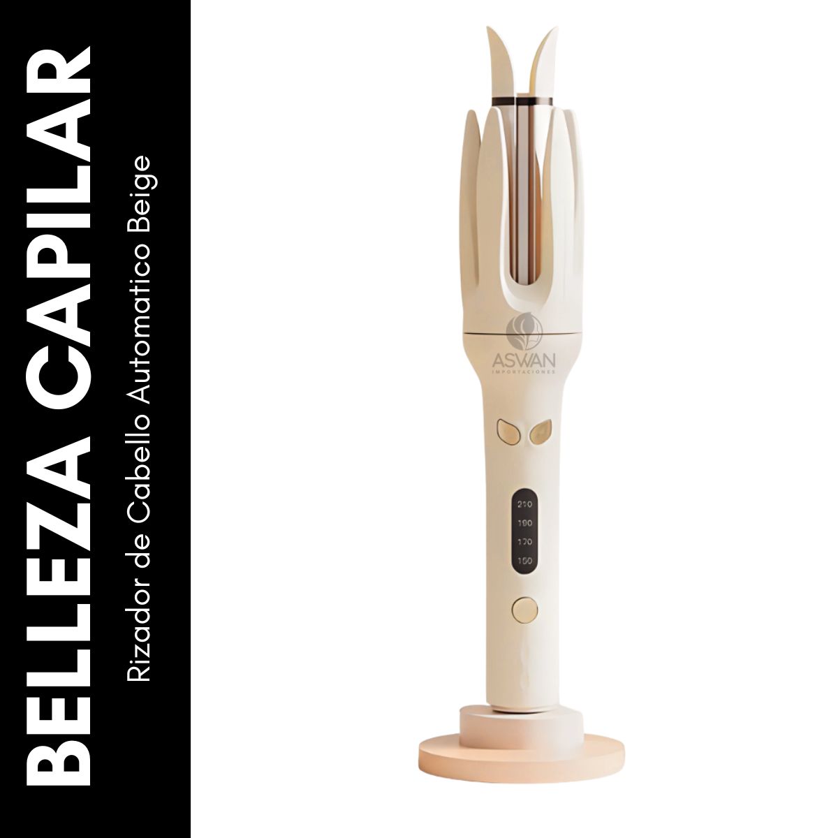 GENERICO - Rizador de Cabello Automatico Beige