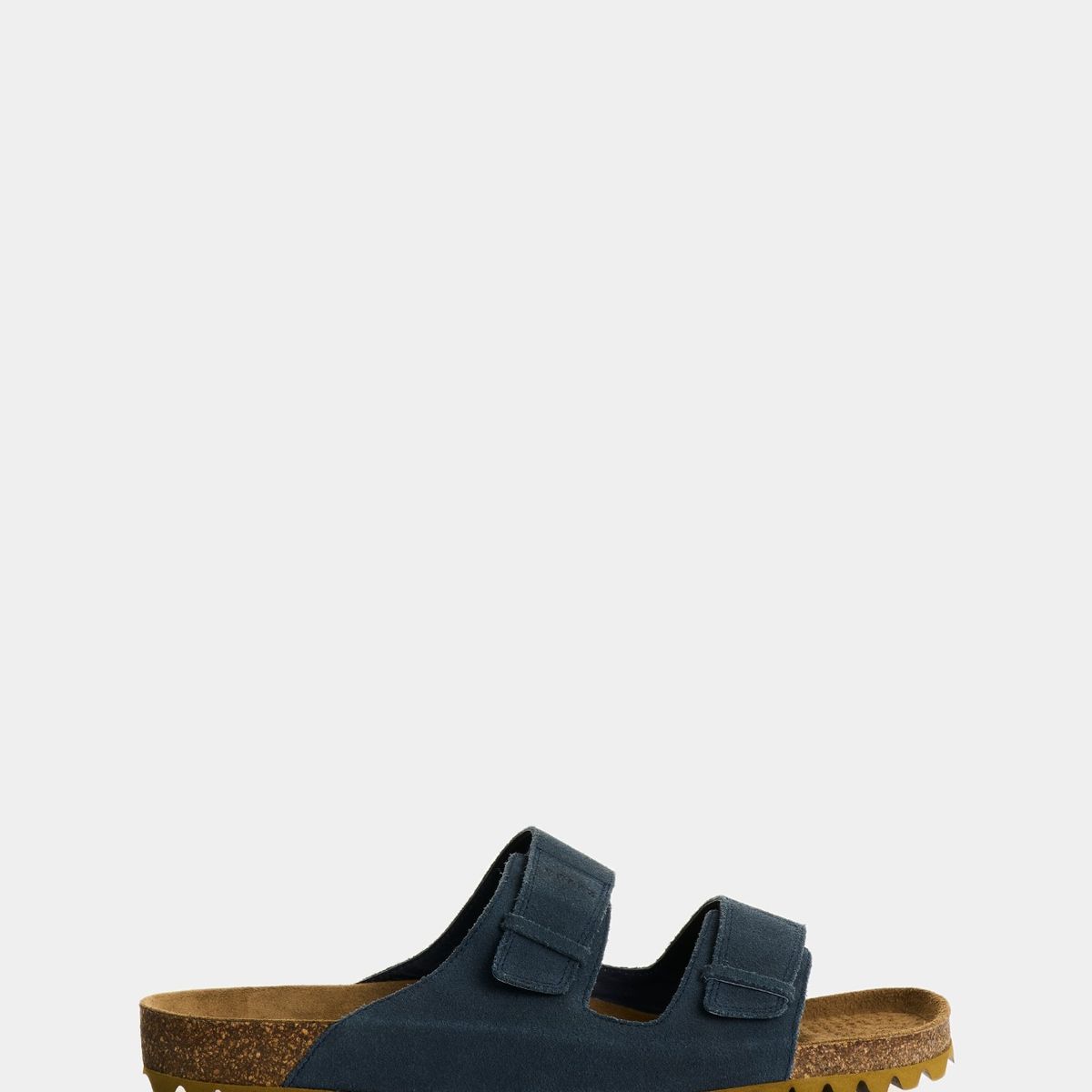 VELEZ - Vélez Sandalia Duna Cuero Gamuzado Hombre Azul Oscuro