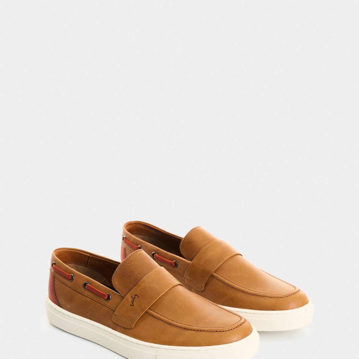 VELEZ - Vélez Mocasines Deportivos Cuero Hombre Vintage Miel