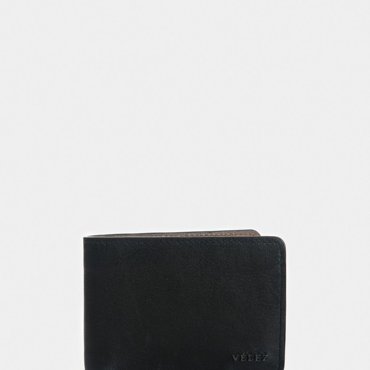 VELEZ - Vélez Billetera De Cuero Para Hombre Tessa Negro