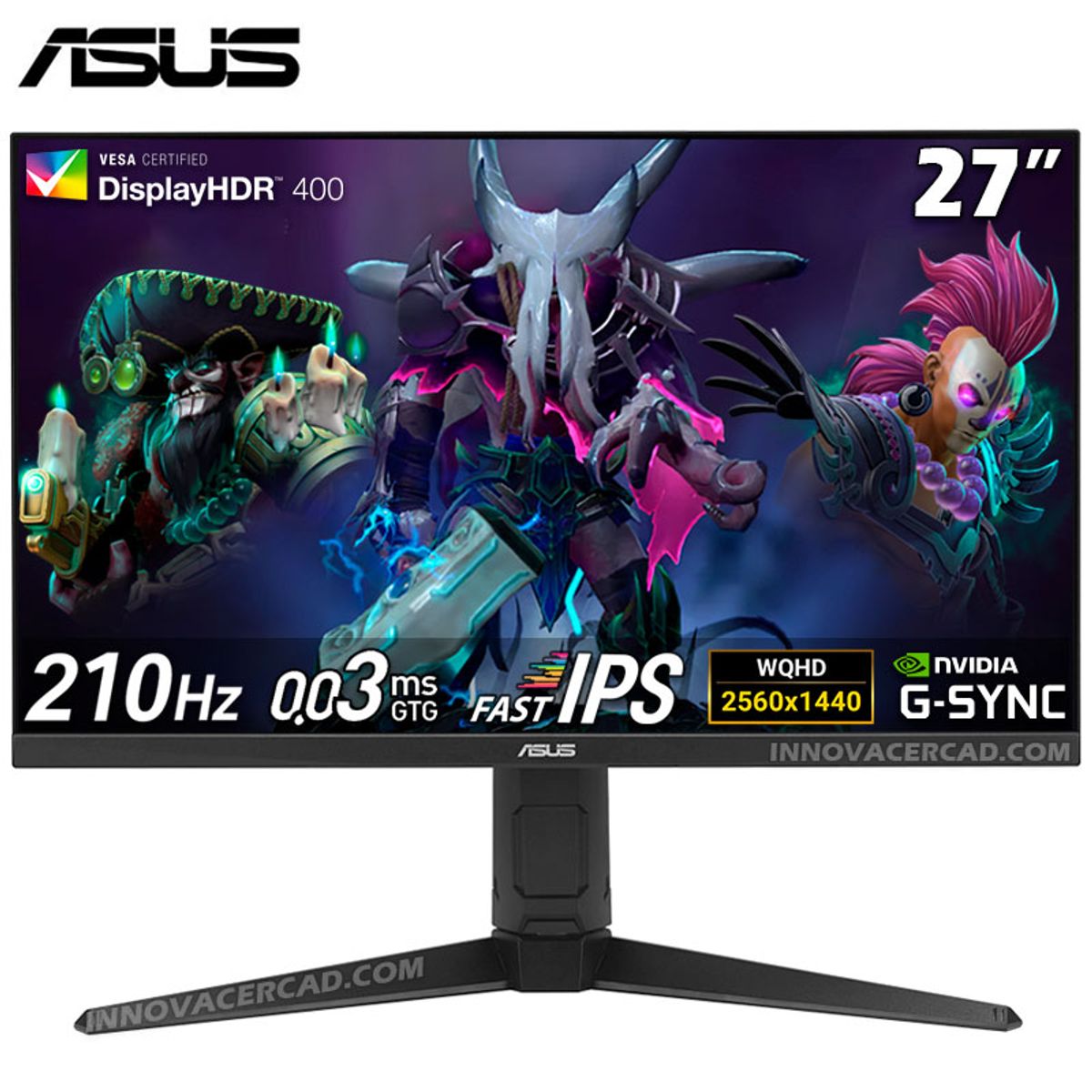 ASUS - Monitor Asus TUF Gaming VG27AQL5A 27 2K QHD Fast IPS 210Hz 03MS