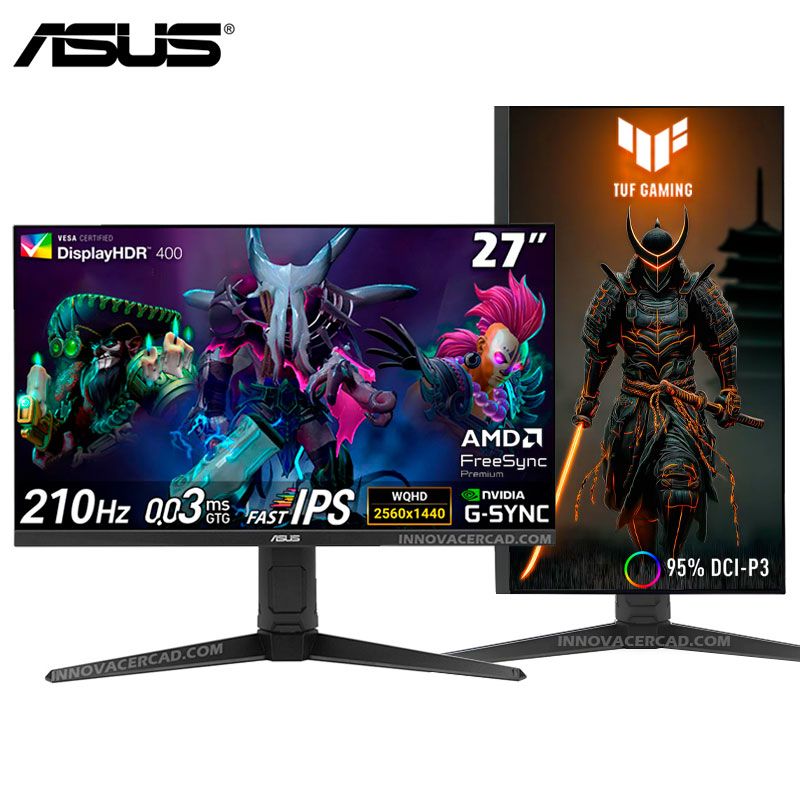 ASUS - Monitor TUF Gaming VG27AQL5A 27 2K QHD Fast IPS 210Hz 03MS