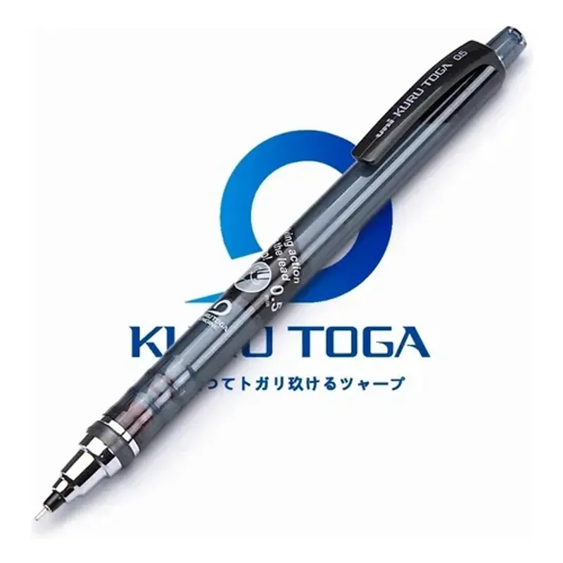 UNI BALL - Portaminas Uni Kurutoga auto-tajable Negro