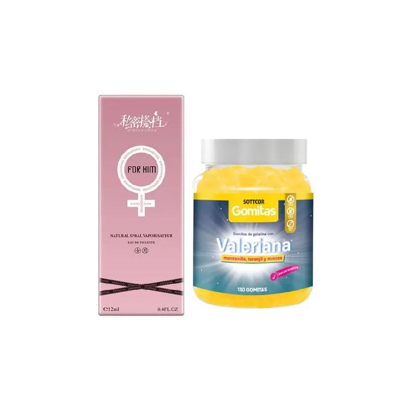GENERICO - Gomitas de Valeriana Gelatina + Perfume de Feromonas Mujer