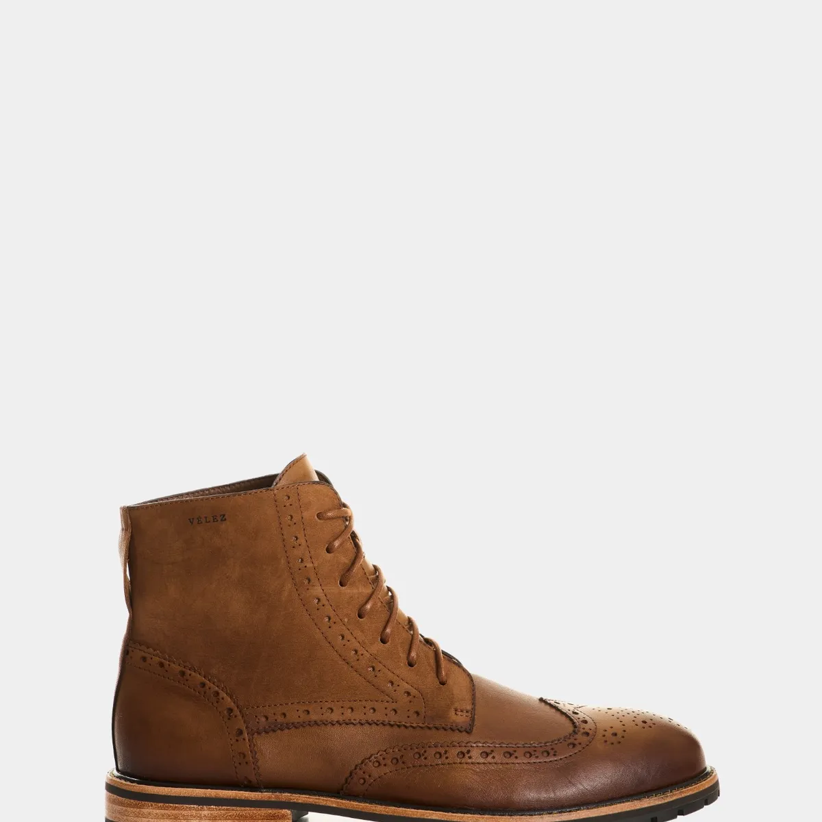 VELEZ - Vélez Botas De Cuero Gamuzado Y Liso Para Hombre Gael Miel