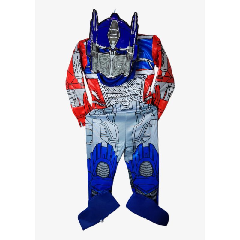 GENERICO - DISFRAZ ENTERIZO OPTIMUS POLINAN PARA NIÑOS DE HALLOWEEN