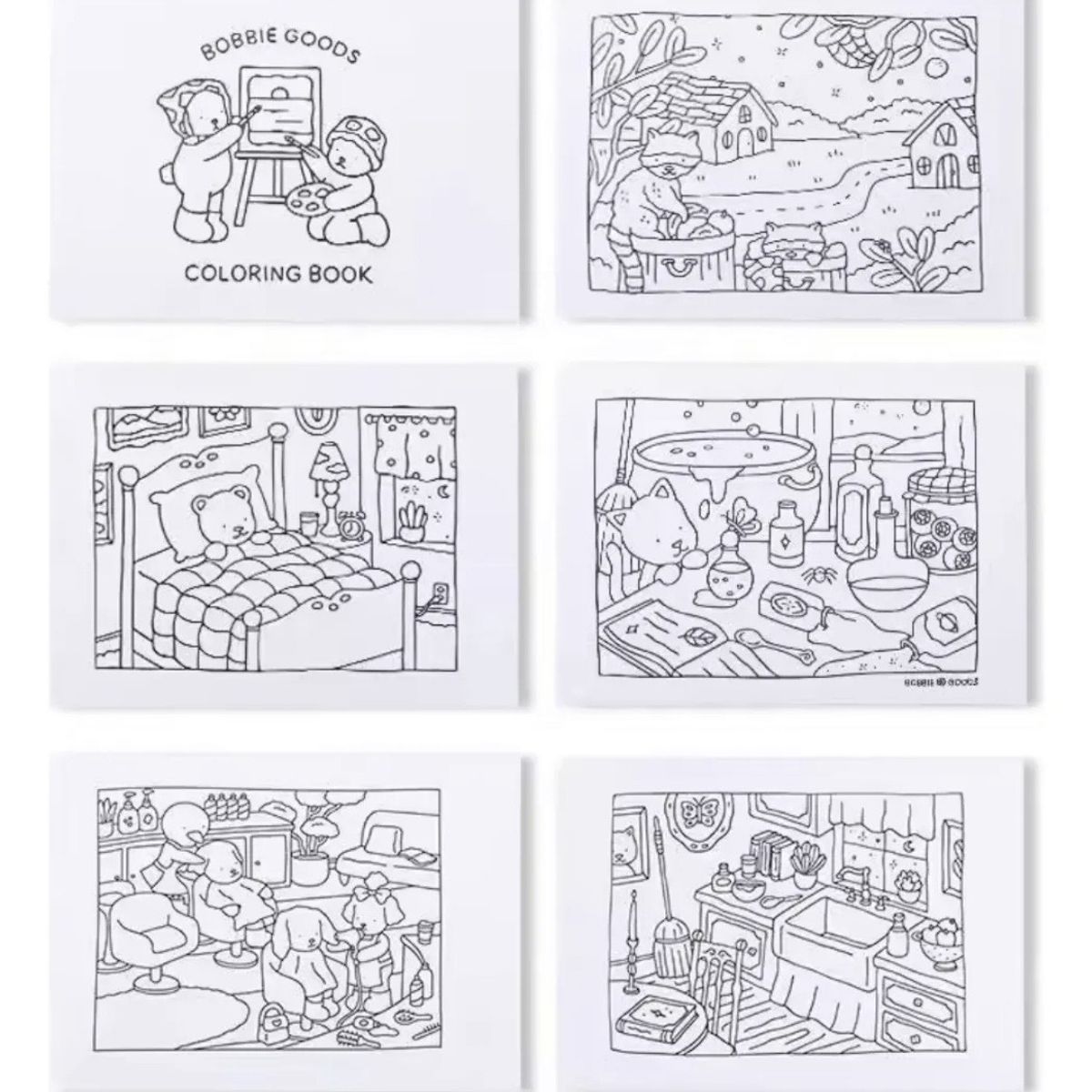 GENERICO - Bobbie Goods Libros Para Colorear en Tendencia