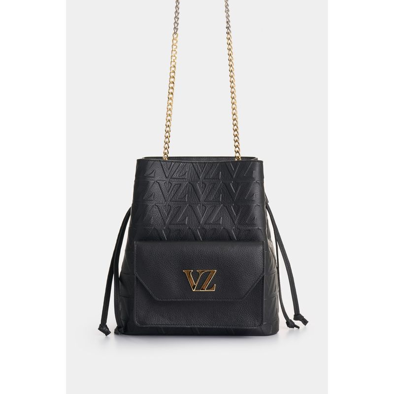 VELEZ - Vélez Cartera Shopping Sakai 2.0 Cuero Mujer Monogram Negro