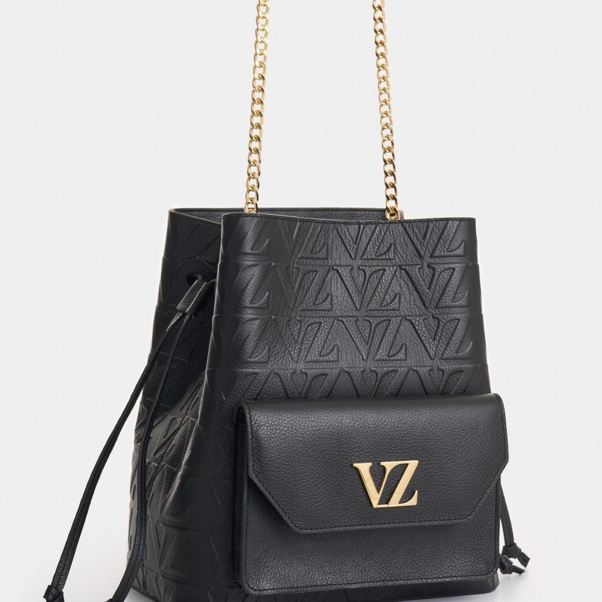 VELEZ - Vélez Cartera Shopping Sakai 2.0 Cuero Mujer Monogram Negro