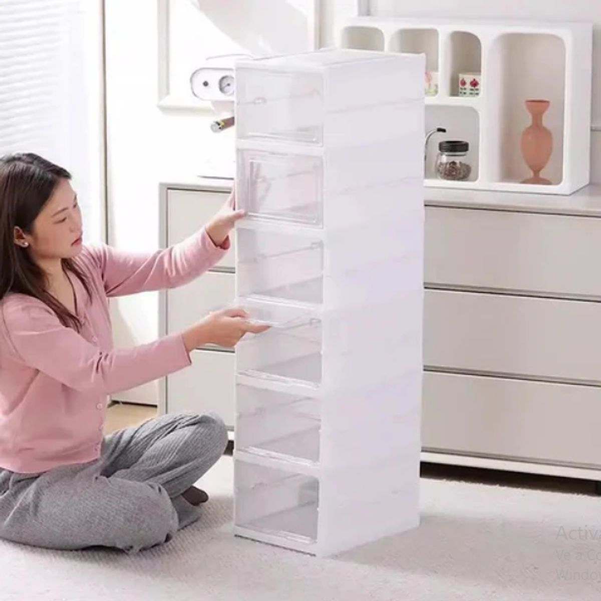 GENERICO - ZAPATERA PLEGABLE ORGANIZADOR DE ZAPATOS ACRILICO