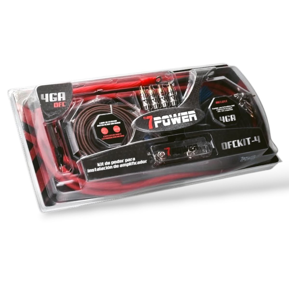 GENERICO - Kit de cable o instalación car audio 100% cobre 7 POWER