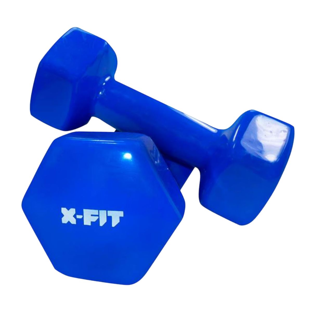 XFIT - MANCUERNAS PLASTIFICADAS 1KG AZUL