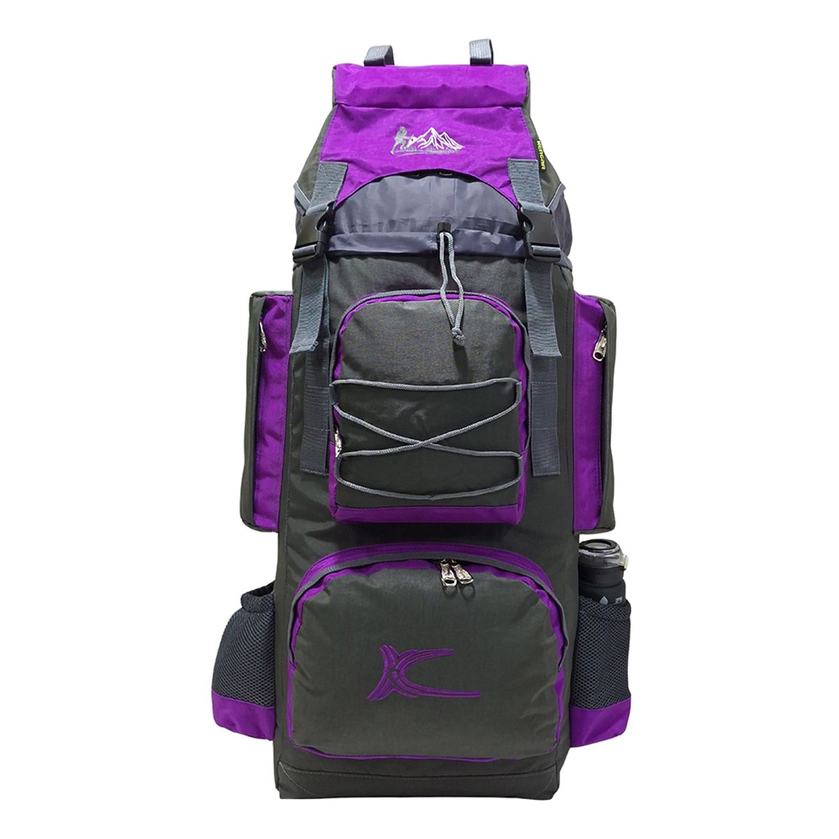 KENGAR - MOCHILA DE CAMPING N4 - KENGAR - GRIS-UVA