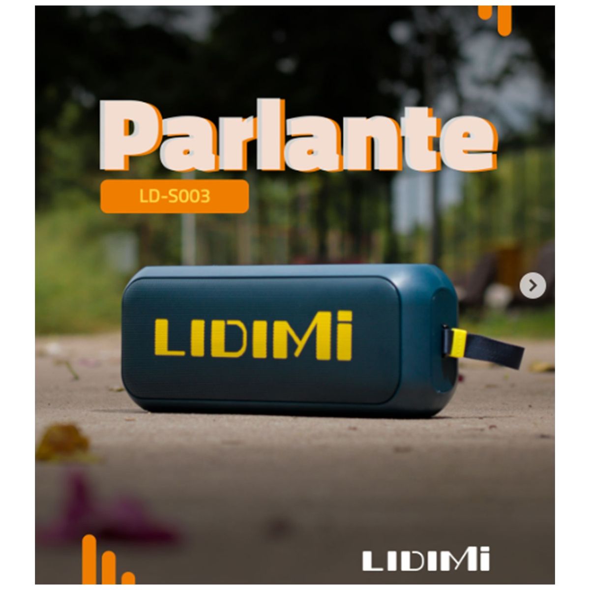 LIDIMI - Parlante Bluetooth Portátil Lidimi LD-S003 USB FM TF