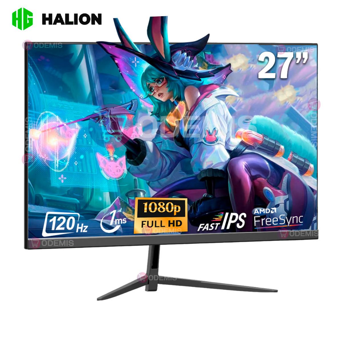 HALION - MONITOR GAMER HALION HS2712FF PLANO 27P FHD 120HZ IPS