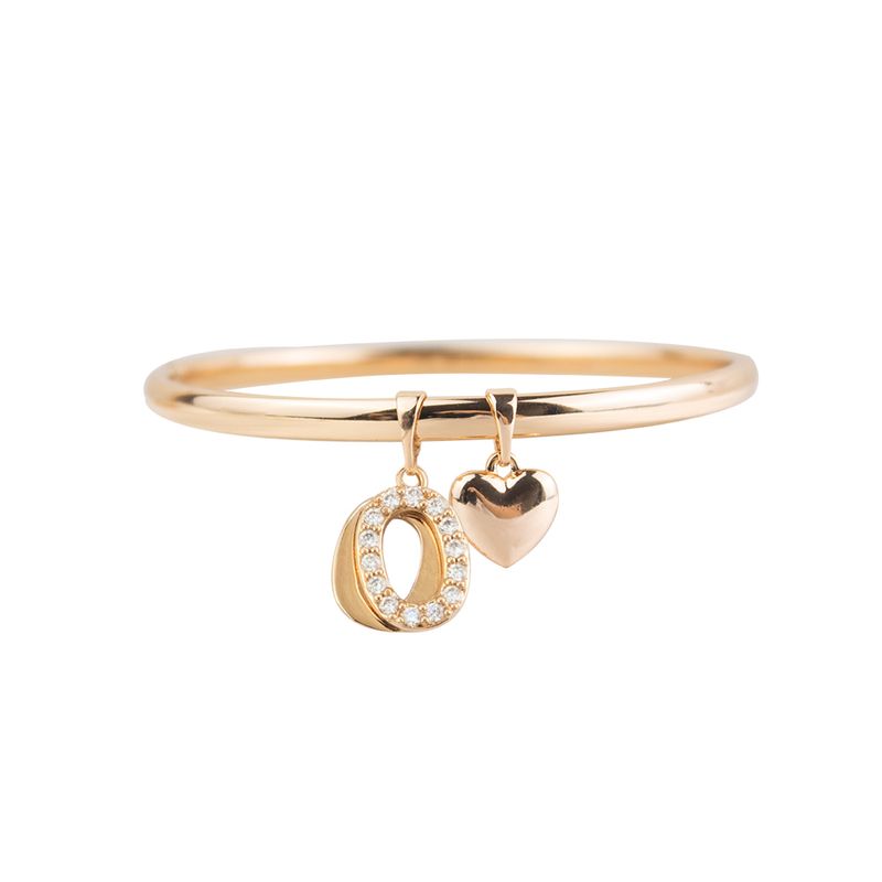 CLEO JOYAS & ACCESORIOS - Puñera Inicial O Corazón Rose