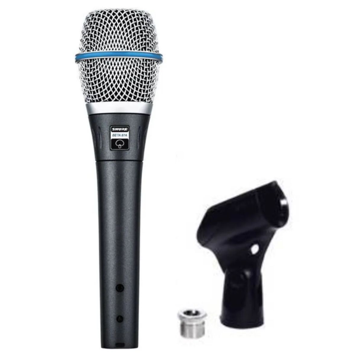 SHURE - Micrófono Shure Beta 87A Plateado