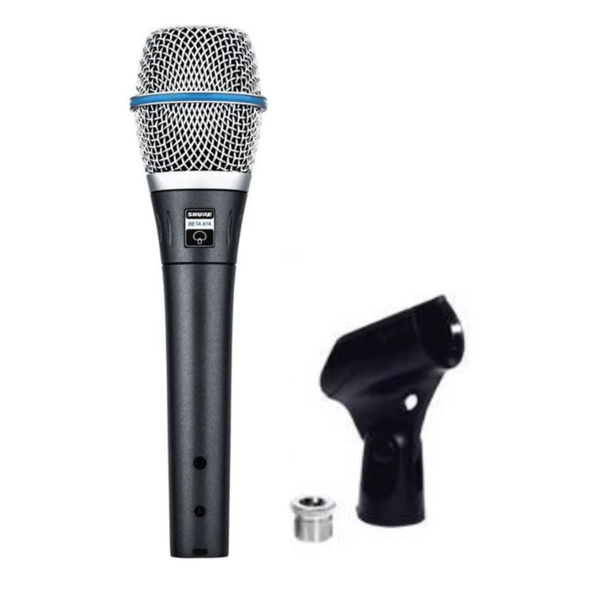 SHURE - Micrófono Shure Beta 87A Plateado