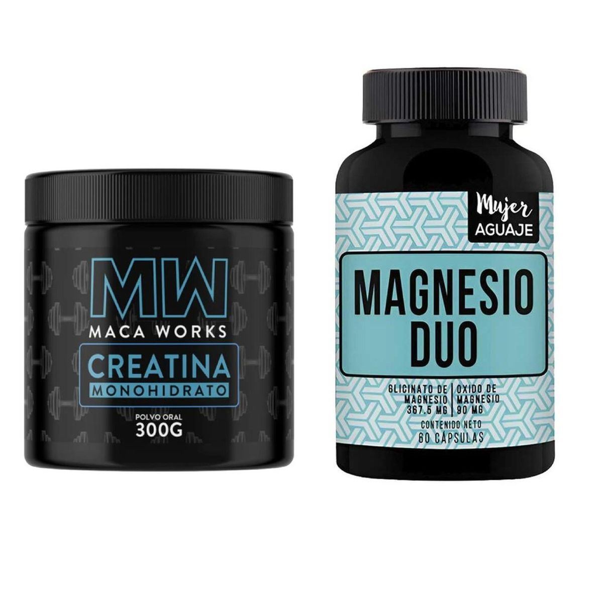 MACA WORKS - Creatina + Magnesio Duo Cápsulas Mujer Aguaje