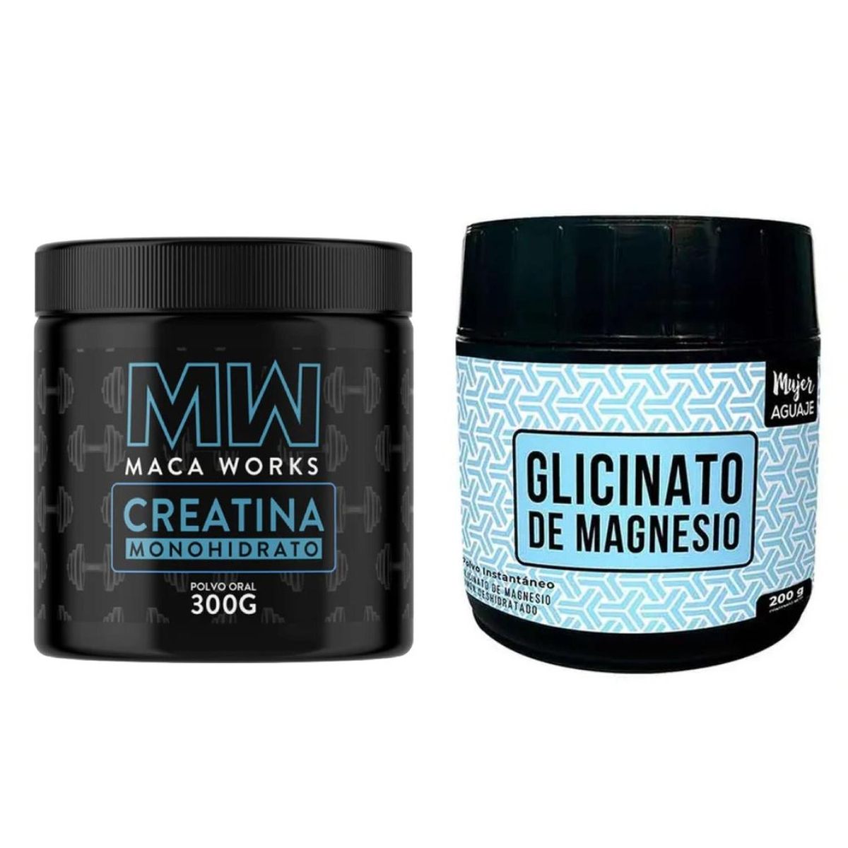 MACA WORKS - Creatina + Glicinato 200 g Mujer Aguaje
