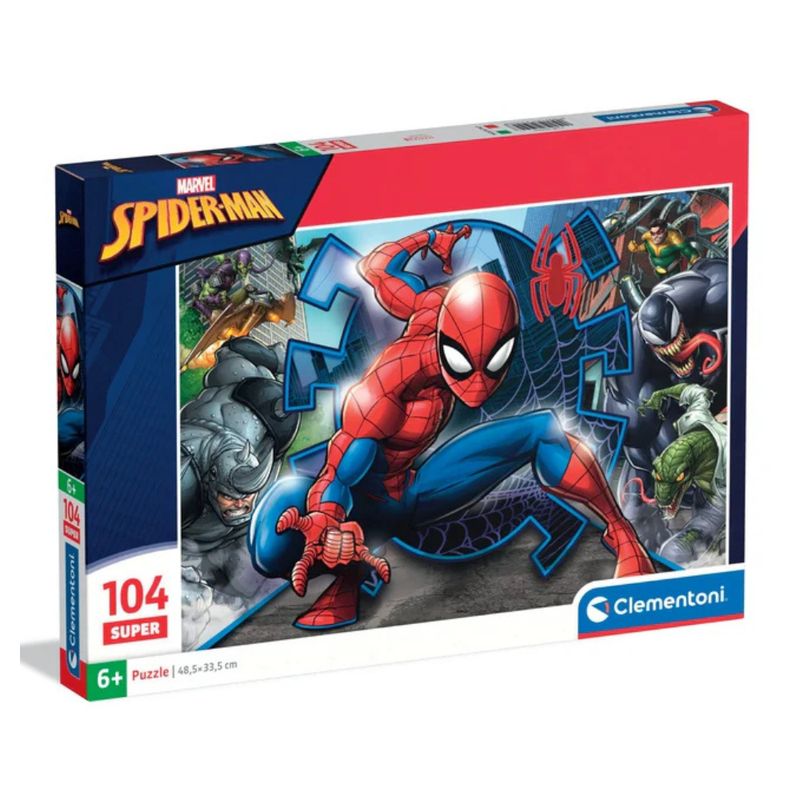 CLEMENTONI - Clementoni Rompecabezas Spider-Man X 104 Pzas