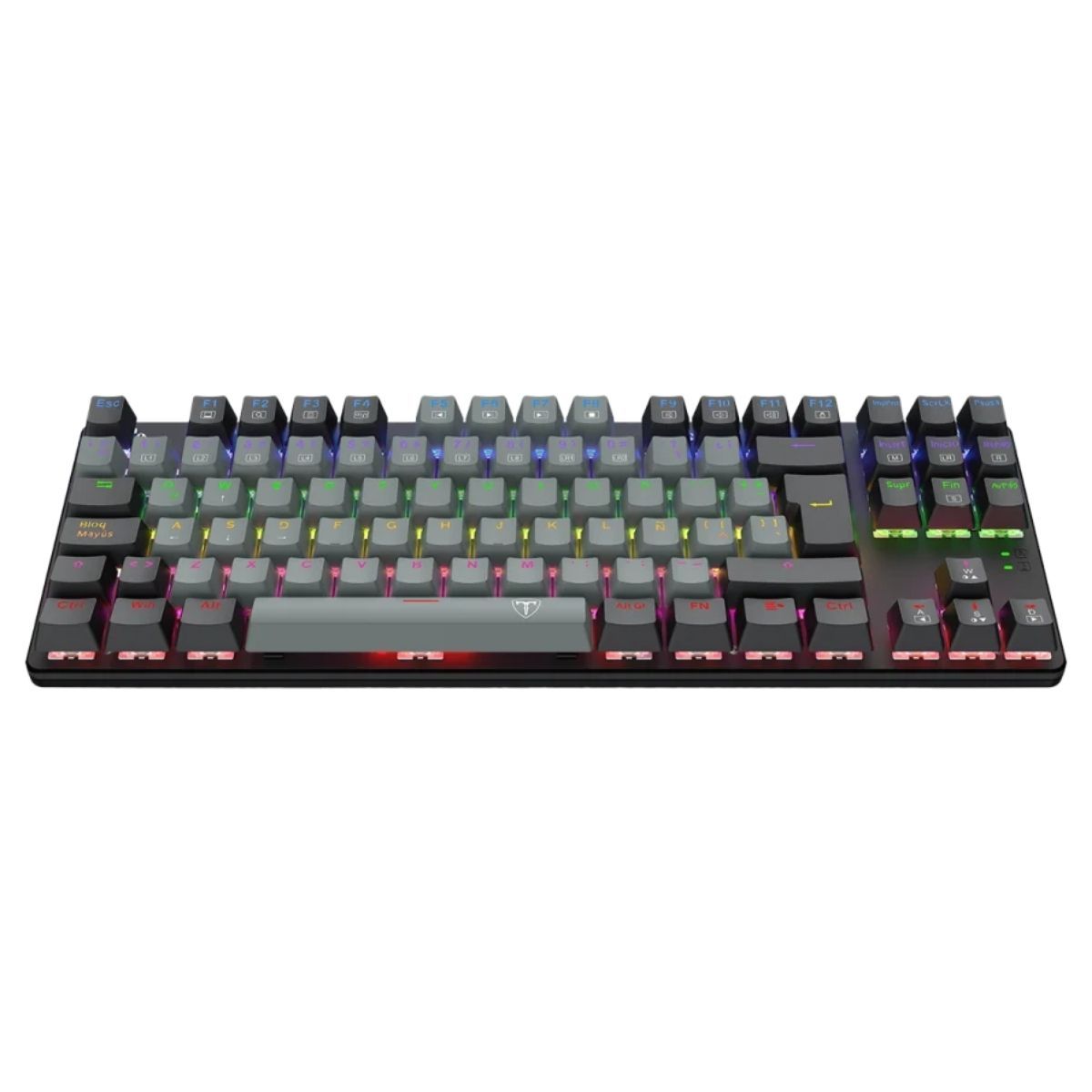 T DAGGER - T-Dagger - Teclado Bora TGK313 TKL Rainbow Spa GreyBlack