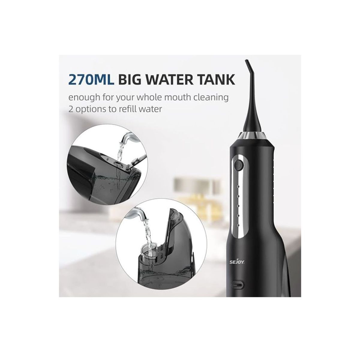 GENERICO - Irrigador dental inalámbrico Sejoy