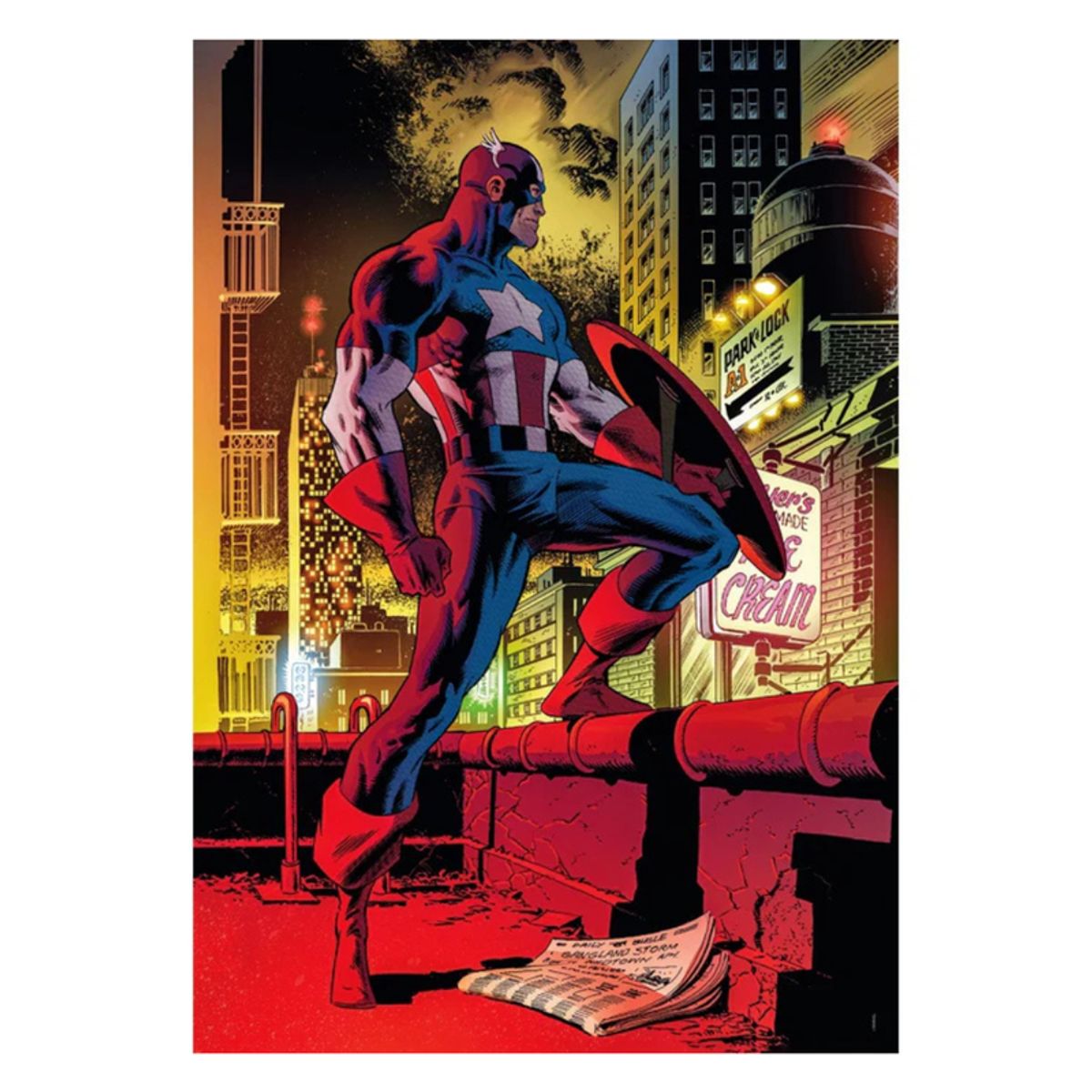 CLEMENTONI - Clementoni Rompecabezas Marvel Capitán América X 1000 Pzas