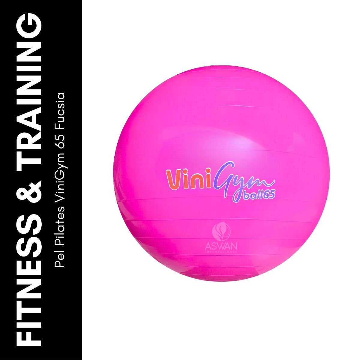 GENERICO - Pelota Pilates ViniGym 65 Fucsia