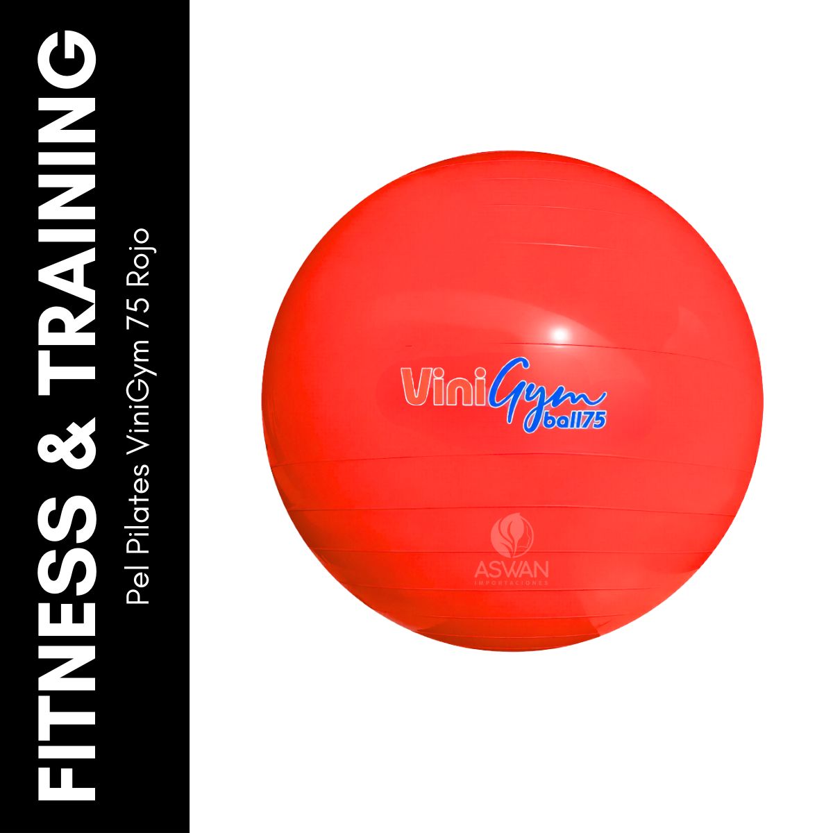 GENERICO - Pelota Pilates ViniGym 75 Rojo
