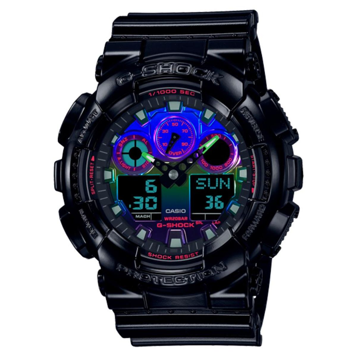 G-SHOCK - Reloj G-Shock Para Hombre GA-100RGB-1A