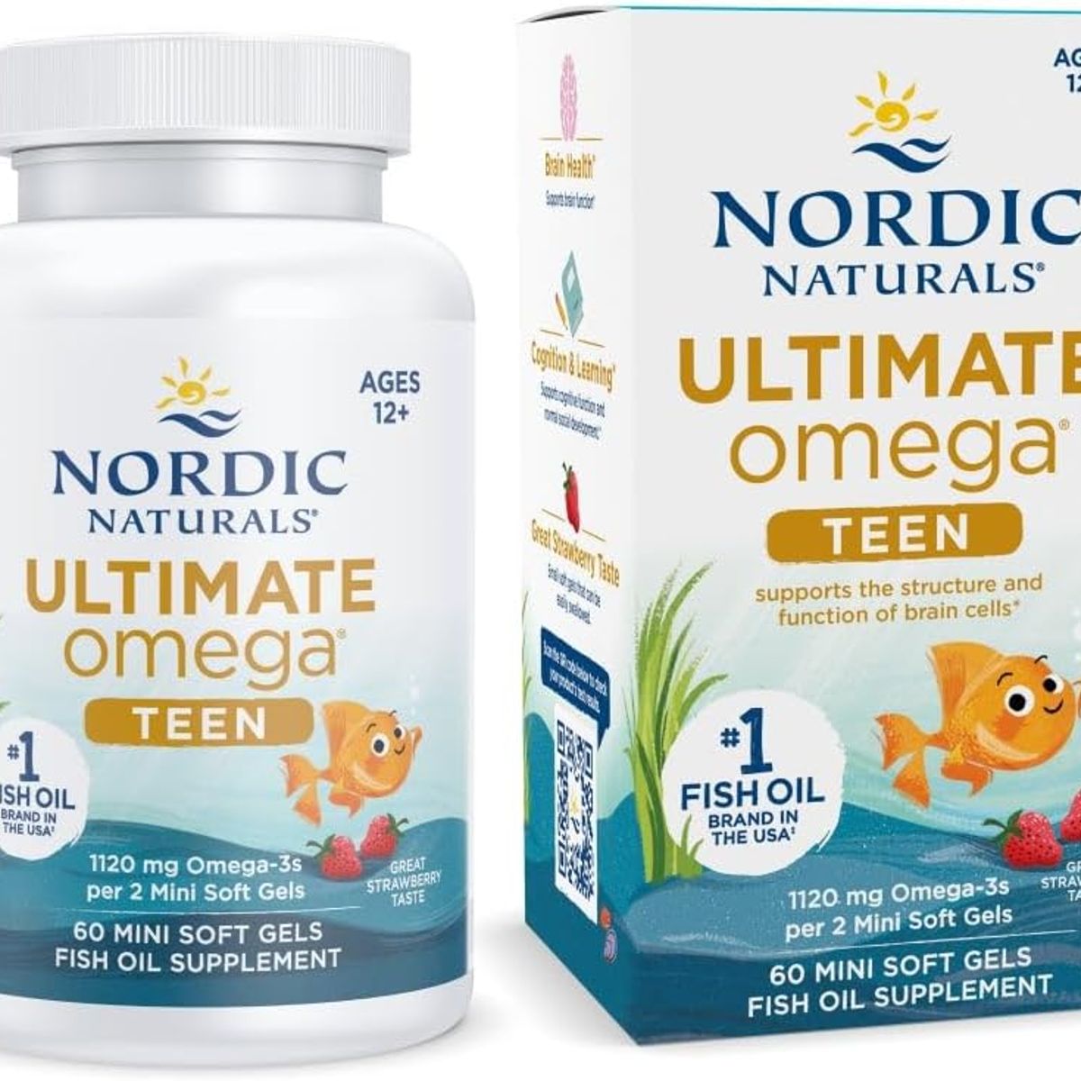 GENERICO - Ultimate Omega teens – Nordic Naturals – 60 Mini Soft Gels