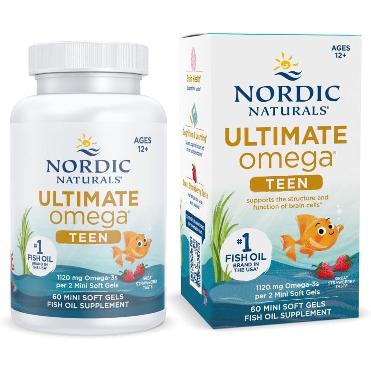 GENERICO - Ultimate Omega teens – Nordic Naturals – 60 Mini Soft Gels