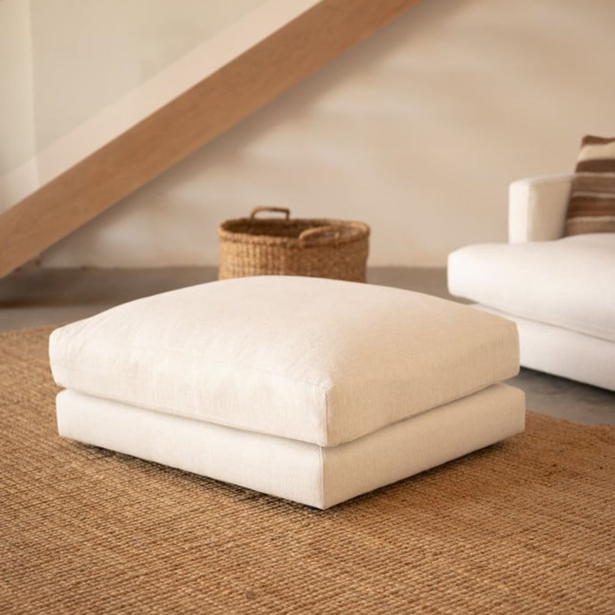 VENTITAS HOME - Puff Ellen Ventitas Home Color Marfil