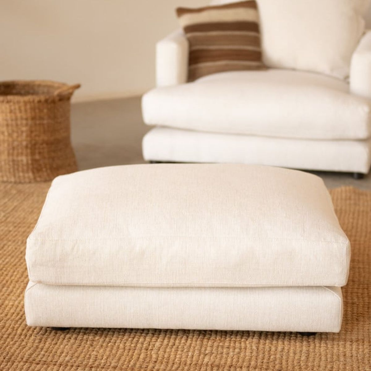 VENTITAS HOME - Puff Ellen Ventitas Home Color Marfil