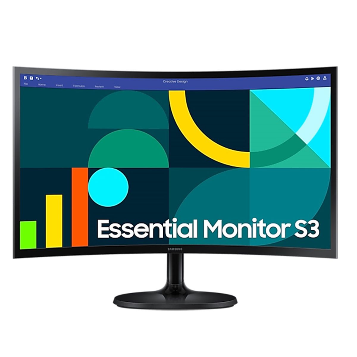 SAMSUNG - Monitor Samsung LS24D360GALXPE Curvo 24 Full HD LED 100Hz