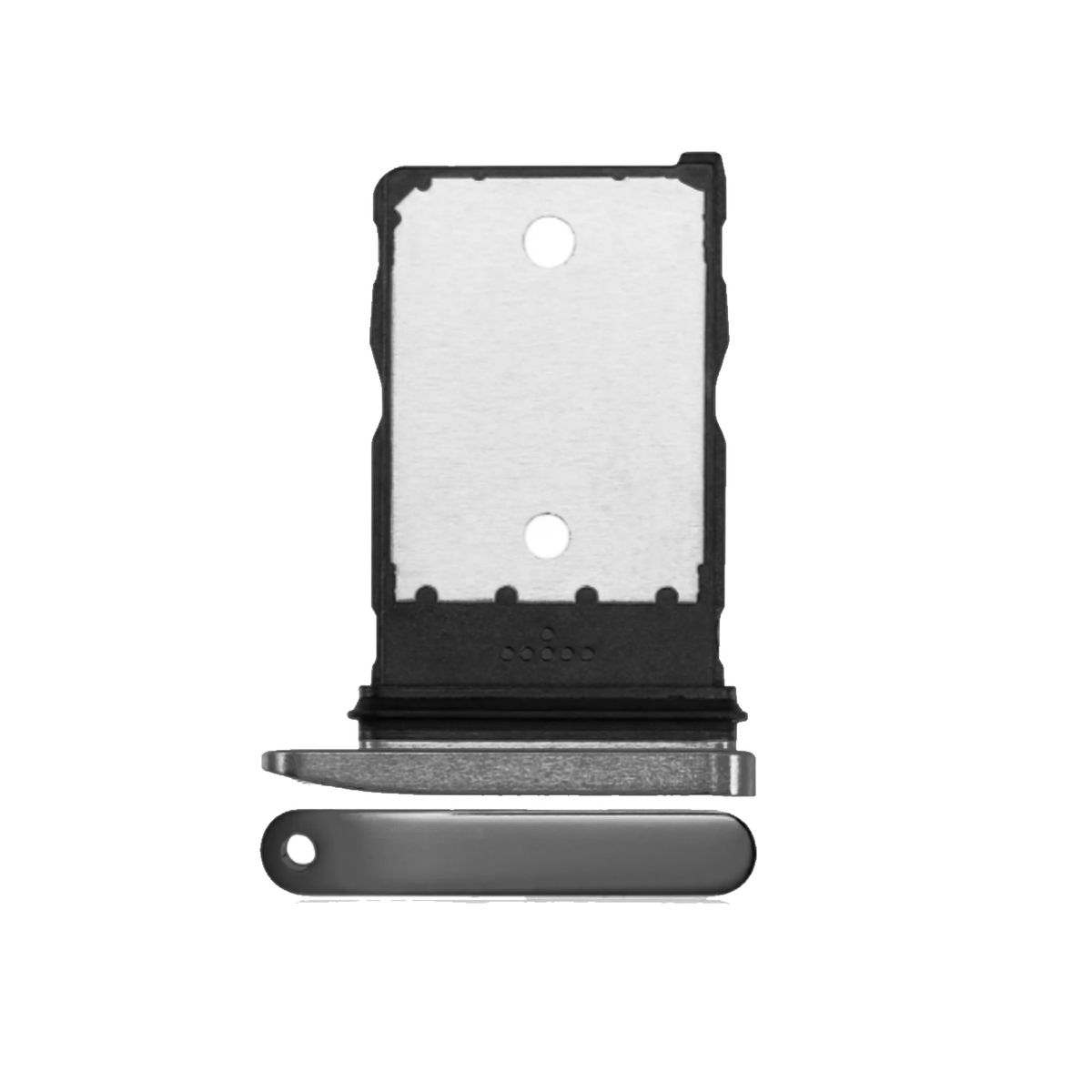 GENERICO - Repuesto Bandeja SIM Chip Single SIM GOOGLE PIXEL 9 PRO XL - NEGRO