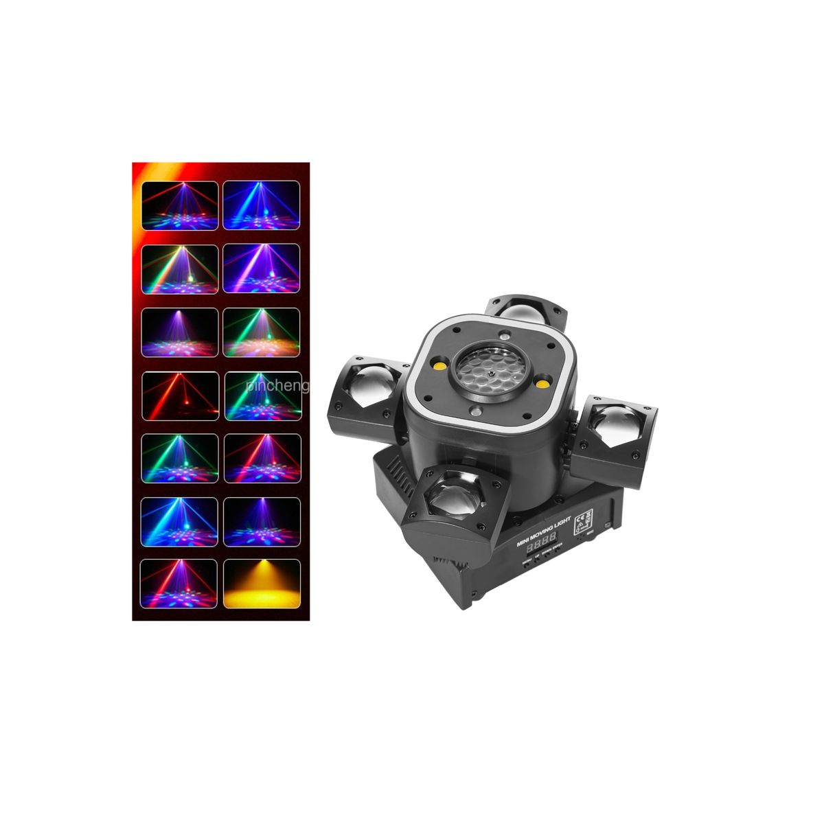 GENERICO - Efecto De Haz Móvil Estroboscópico Para Ktv Bar Dj Fiesta