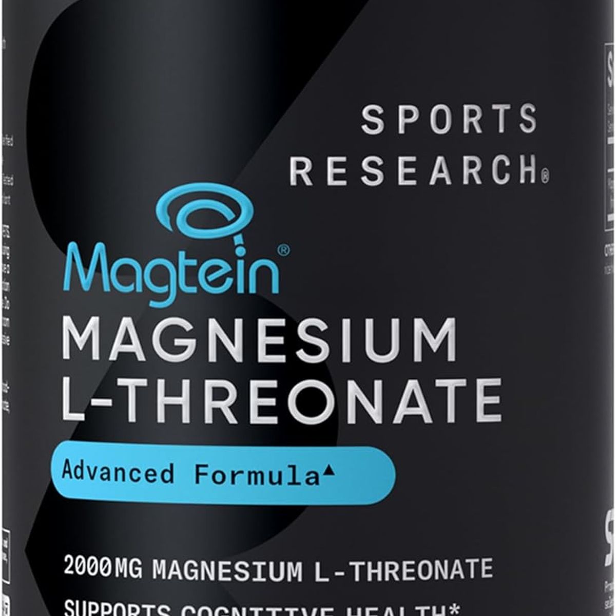 GENERICO - Sports Research® Magnesium L-Threonate con Magtein® – 135 Cápsulas