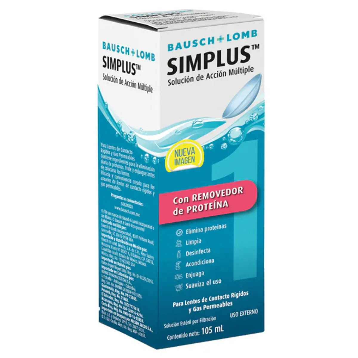 PERU - Simplus  para Lentes esclerales y Gas Permeable 105 ml