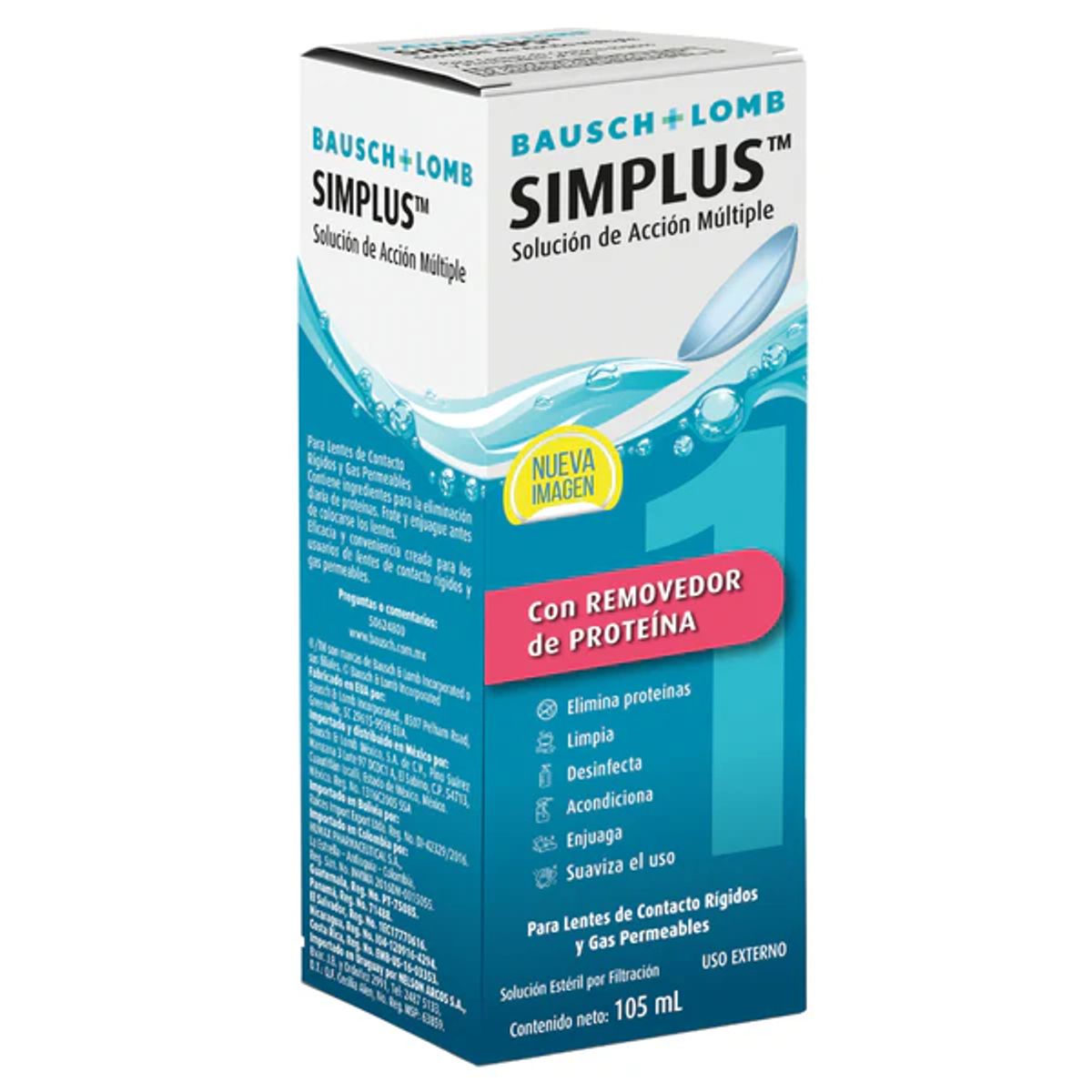 PERU - Simplus  para Lentes esclerales y Gas Permeable 105 ml