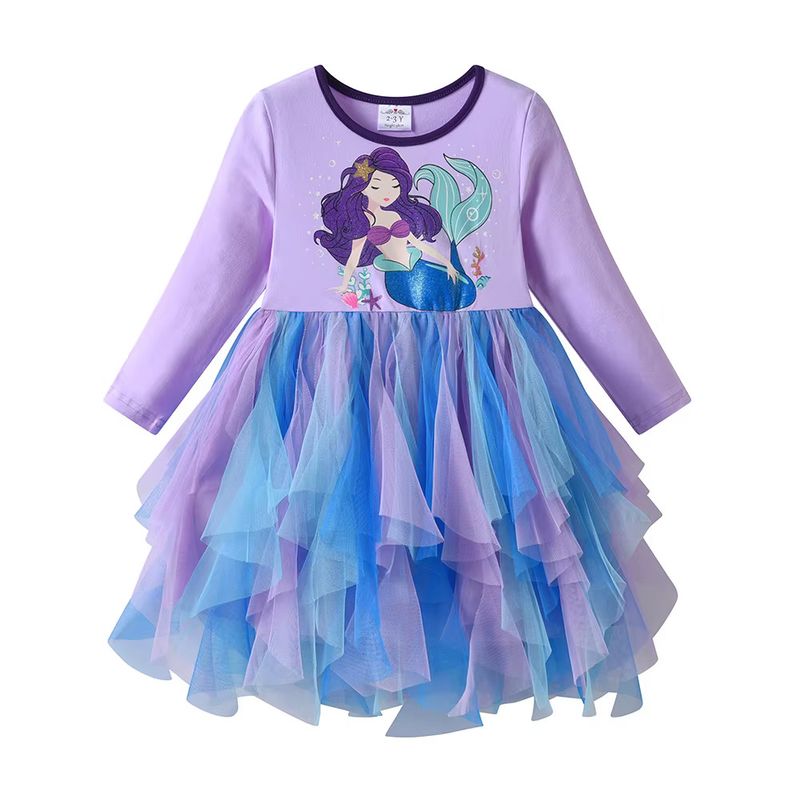 GENERICO - VESTIDO PARA NIÑA DE SIRENA